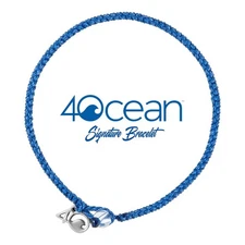 4Ocean braided bracelet Signature Edition - Blue 4 Oceans S, M, L