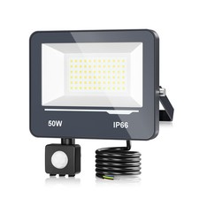 Outdoor LED Spotlight with Motion Sensor 50W Aluminum LED Headlight