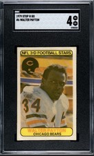 1979 Stop N Go Walter Payton #6 SGC 4 Chicago Bears