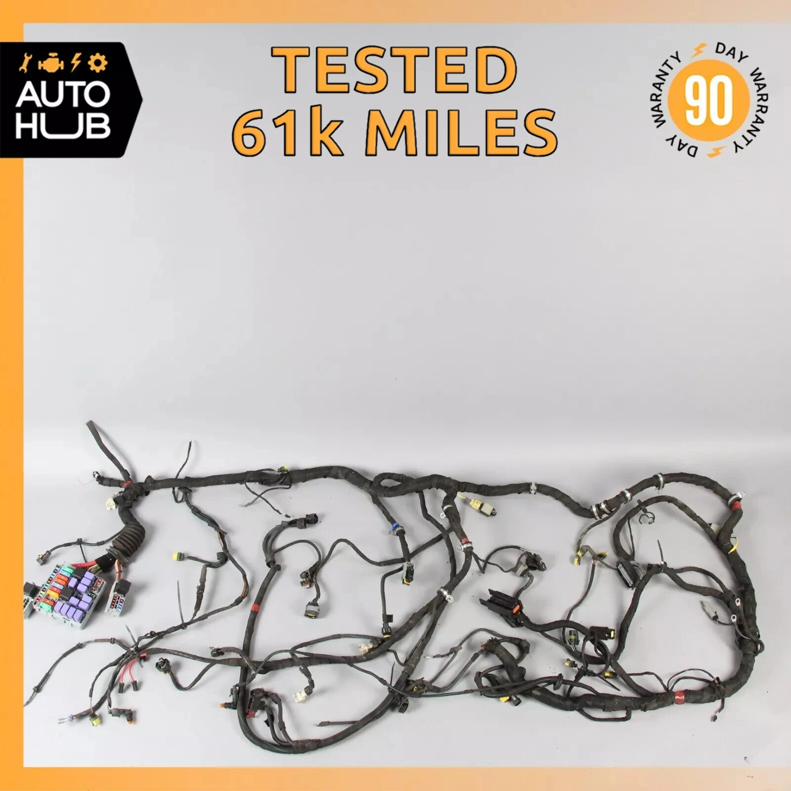 09-13 Maserati Quattroporte S M139 4.7L Engine Motor Cable Wire Harness OEM 61k