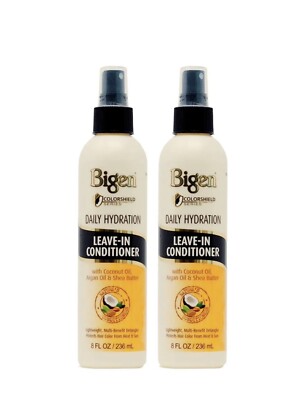 Bigen Colorshield Daily Hydration Leave-In Conditioner 8 fl oz (Pack of 2)