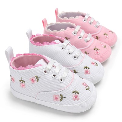 baby girl soft sole trainers