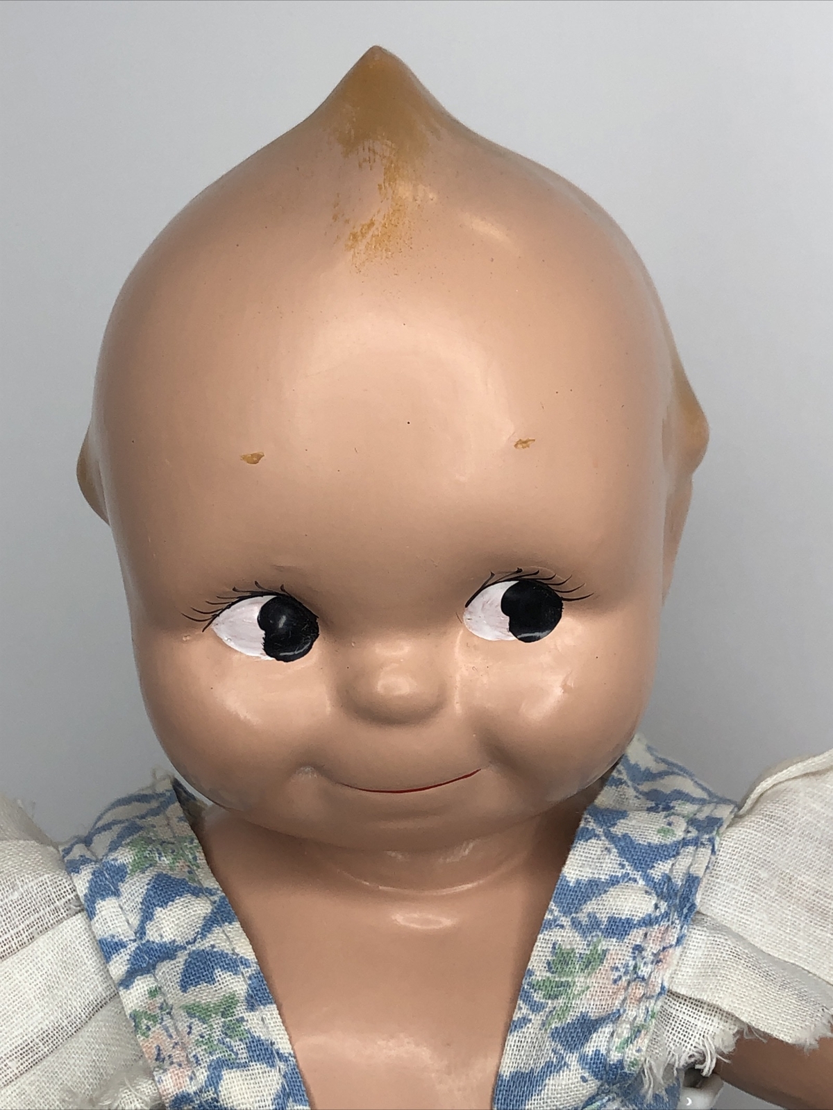 12” Vintage Antique Kewpie Doll Compo Jointed Legs Repainted Original Outfit #SF