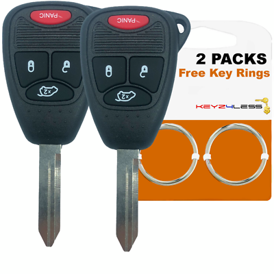42① 2 for 2008 2009 2010 2011 2012 Jeep Wrangler Keyless Entry Remote
