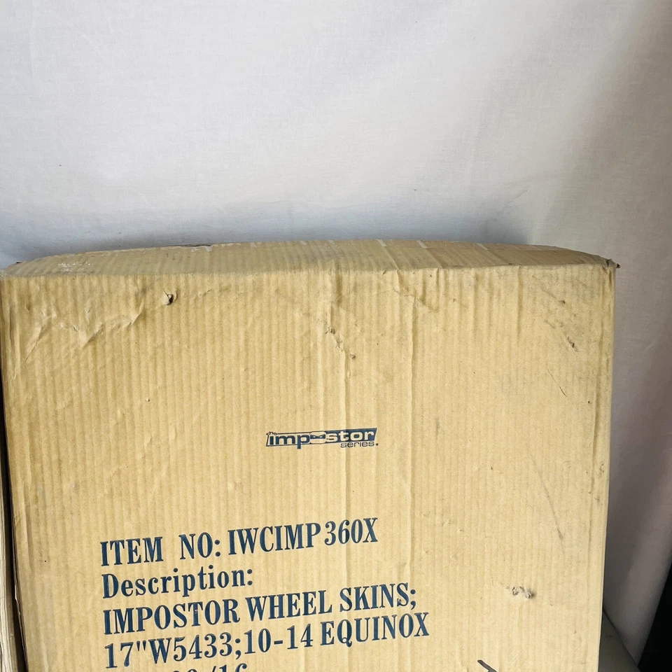 Chevrolet Equinox 2010-2017 juego de 4 cubiertas de rueda cromadas IWCIMP360X Imposter NUEVO Foto 4 de 4