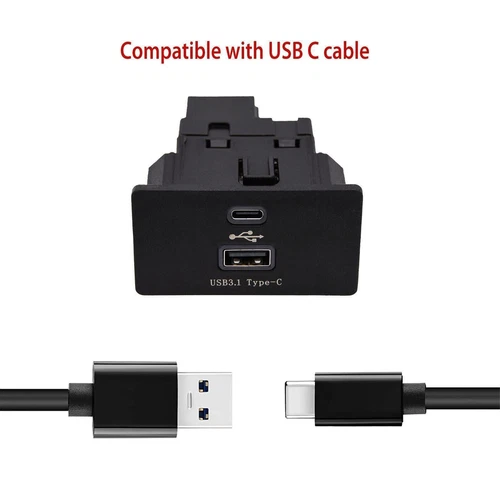 Upgrade USB+Type-C Module for Ford Lincoln 2015-2020 SYNC 3 Carplay HC3Z19A387B - Imagen 5 de 5