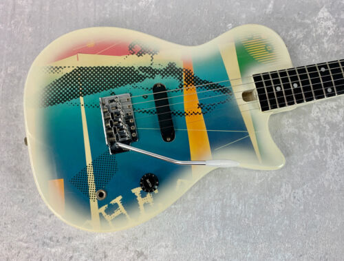 GRETSCH TW-100T Traveling Wilburys 1980s Guitar - White / Graphic