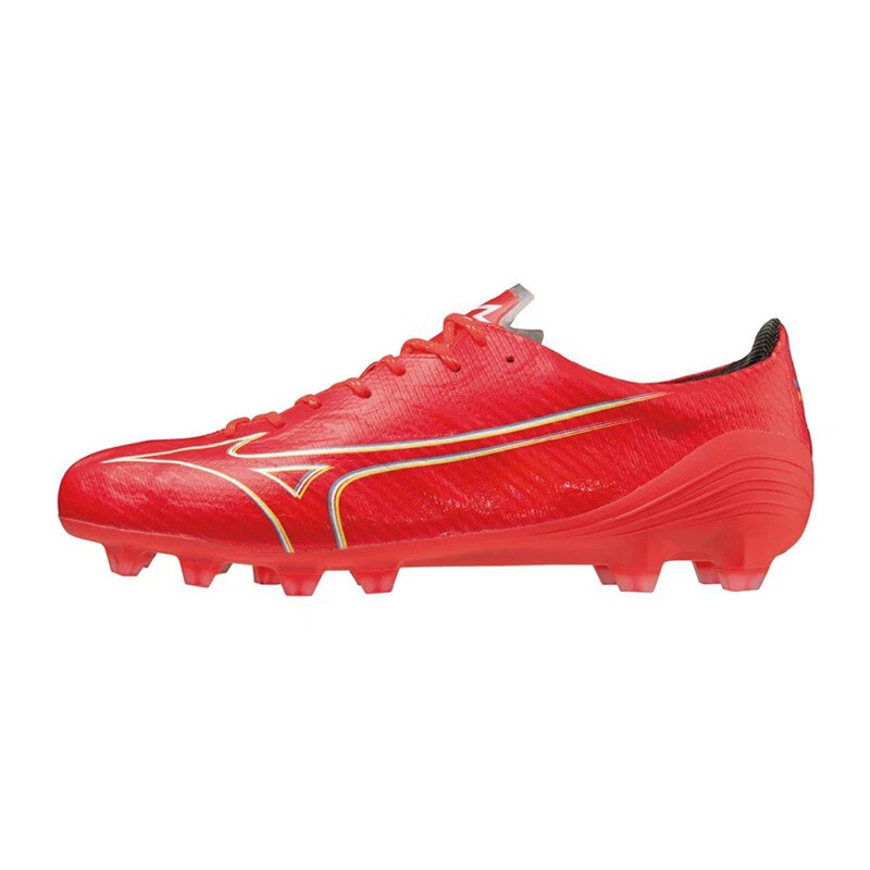 Mizuno Alpha Elite P1GA236264 Coral Mens Football Cleats Shoes 