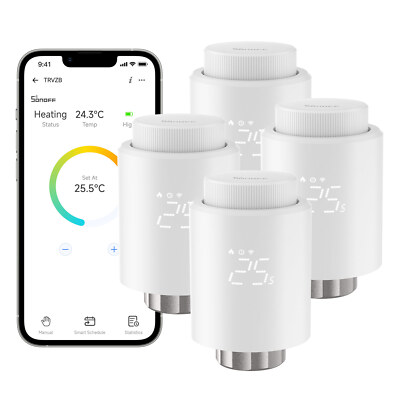 Drayton Wiser Best Radiator Thermostat Pack SONOFF Zigbee