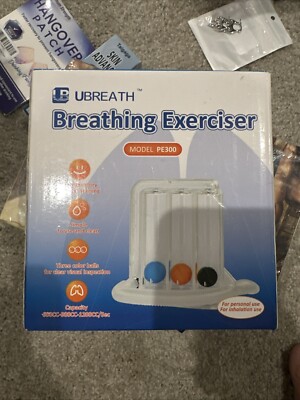 UB UBREATH Breathing Exercise Device for Lung Function Deep Breath Mouthpiece