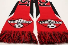 FC WEST - ACRYLIC - RUFFNECK  - 6 1/2" X 54" SOCCER SCARF!