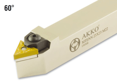 AKKO WSP Drehhalter 60° MTENN - alle Größen - für ISO Wendeplatte TN.. 
