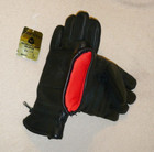 Vintage Black Leather Ski Gloves ~ Men's Size Large ~ Zenith Brand ~ Preowned — photo 1