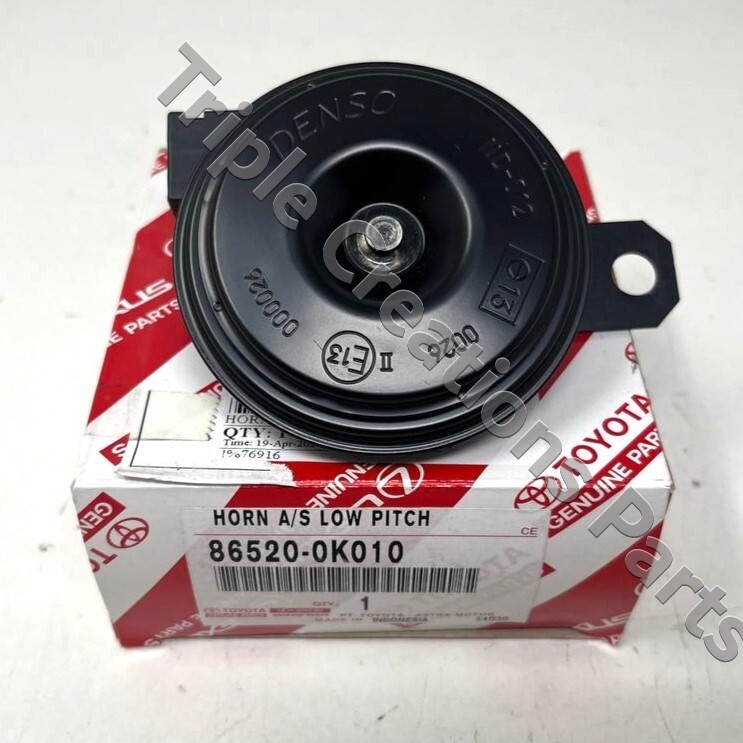 Toyota Genuine 86520-0K010 Horn Assy Low Pitched 865200K010 OEM | eBay