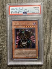 2004 Yu-Gi-Oh Master Collection Vol. 1 EN006 Dark Ruler Ha Des PSA 9