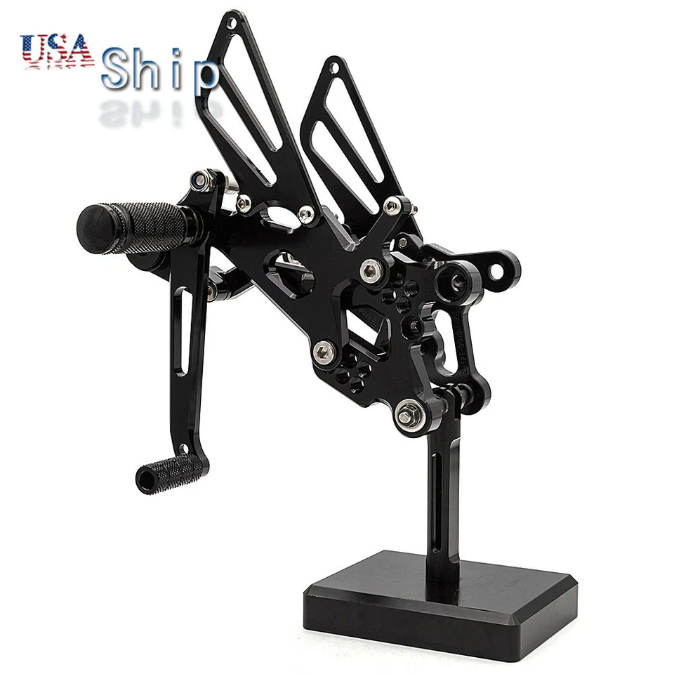 CNC For Yamaha YZF R6 2006 2007 2008 2009-2016 Rearsets Foot Pegs Rearsets Pedal - Image 4 of 4