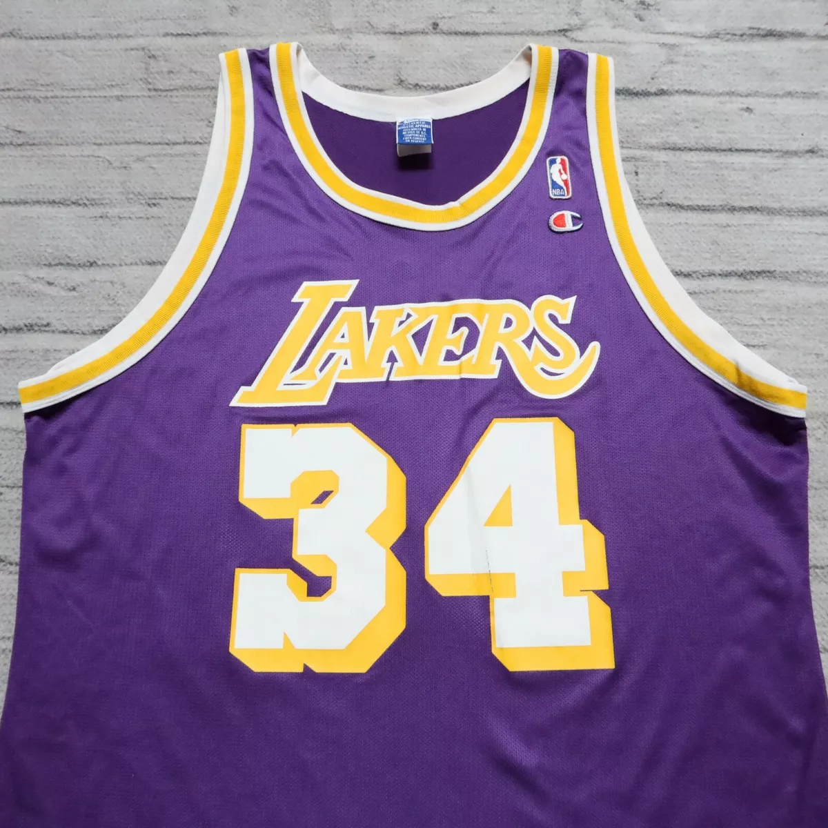 Shaquille O'Neal Men's Los Angeles Lakers Mitchell & Ness Swingman Jersey - Khaki 23 Khaki / S