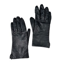 Vintage Women s Leather Gloves Size Medium Lined