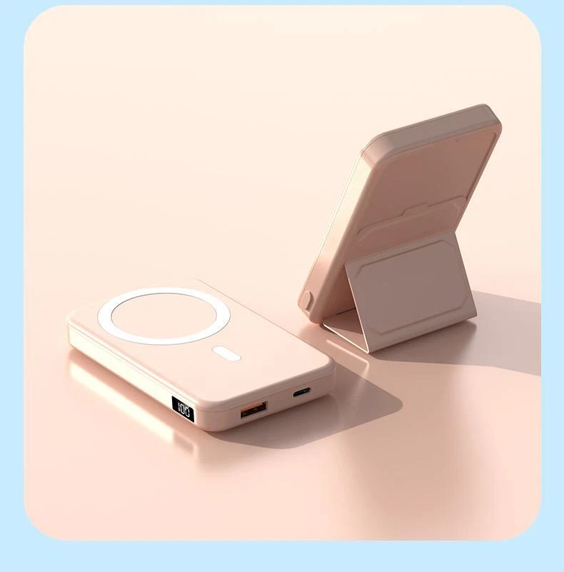 10000mAh Portable Power Bank with 15W Fast Charging, 1-USB Output, Multicolor Plastic Design for Mobile Phones and Devices