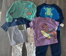 Carters Boys Dinosaur Pants Shirts Bundle 24months
