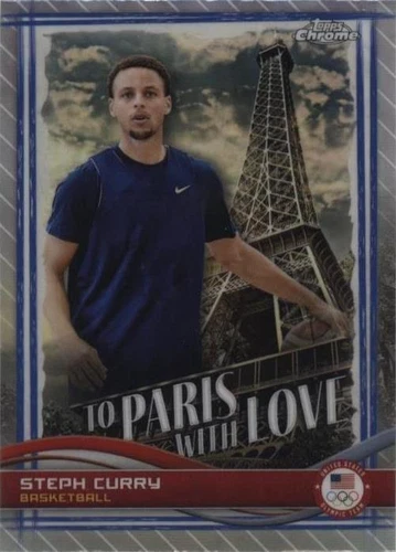 2024 Topps Chrome U.S. Olympic & Paralympic Team and Hopefuls - Stephen Curry #PL-4