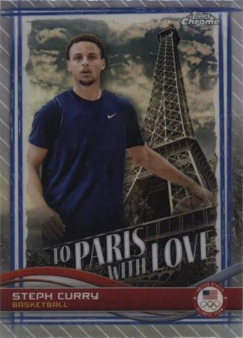 2024 Topps Chrome U.S. Olympic & Paralympic Team and Hopefuls - Stephen Curry #PL-4