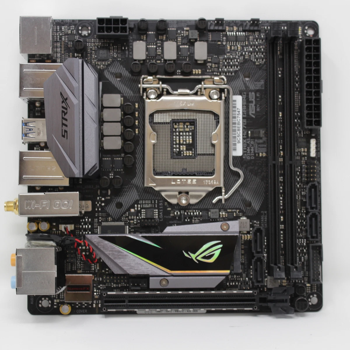 ASUS ROG Strix H270I Gaming Intel H270 Mini ITX Mainboard Sockel 1151 10363