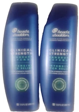 2x Head & Shoulders Clinical Strength Dandruff Shampoo Intensive Itch Relief