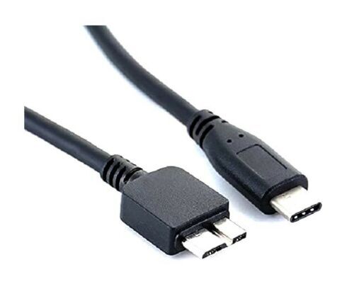 USB 3.1 Type C Male to USB 3.0 Micro B Cable - 0.5m - Picture 1 of 5