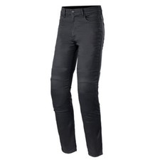 Alpinestars Cerium Tech-Stretch Motorcycle Jeans Slim Black Riding Trousers