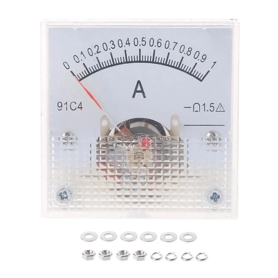 10A 300mA 500mA Pointer Ammeter DC Amp Meters Analog Panel Meter Measuring Tool - Image 4 of 4