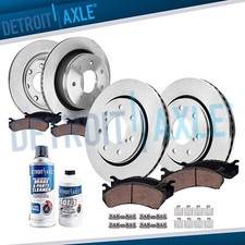 7 Lugs Front Rear Disc Rotors Ceramic Brake Pads Kit For 2012 - 2014 Ford F-150