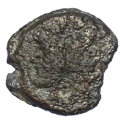 République romaine As tête de Janus proue de galère 211-206 BC bronze CRR.143 - Photo 1/2