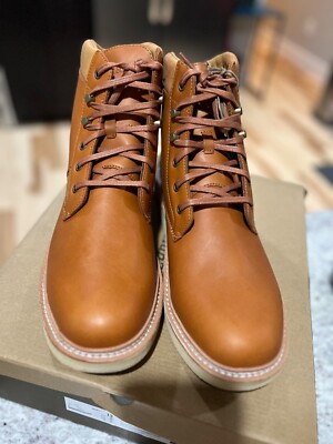 Olukai Kilakila Men 11 Waterproof Leather Boots Caramel  display picture 1