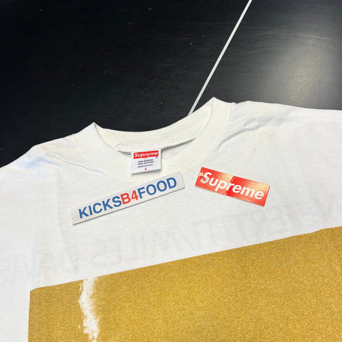 BNWT SUPREME 08 Miles Davis Nefertiti Tee Large WHITE Box Logo