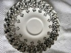 ROYAL ALBERT Bone China Teacup & Saucer Silver Congratulations 25th Anniversary — photo 8