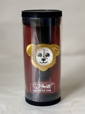Steiff Wrist Watch Teddy Head Black Strap NEW Boxed 1991 needs battery