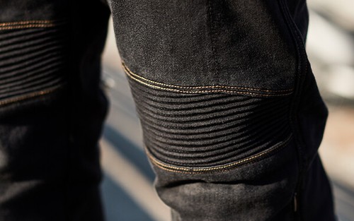 Damen Motorrad Jeans aus Kevlar Biker Hose Stretcheinsätze CE Rüstung - Bild 7 von 9