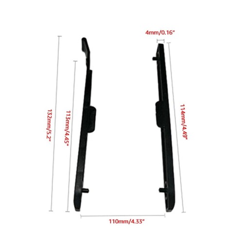 for 3.5 to 5.25 Hard Drive Tray Caddy Rails Chassis Cage Drive Bay Slider Rails - Afbeelding 8 van 8