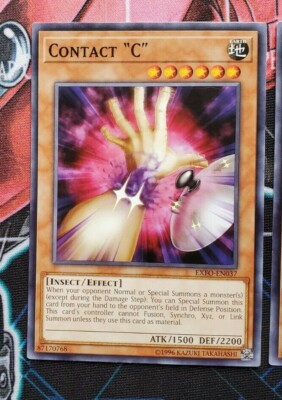 Contact "C" - EXFO-EN037 / MP18-EN195 Common NM Yugioh Card | eBay