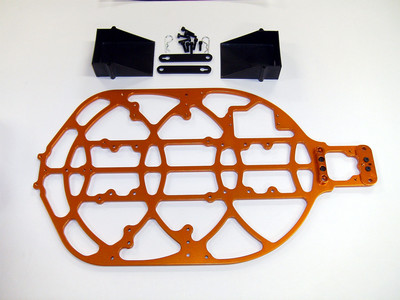 XTREME RACING TRAXXAS SLASH ORANGE ALUMINUM CHASSIS 10620AO 2WD RTR SHORT COURSE