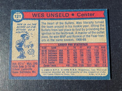 1974-75 TOPPS BASKETBALL CARDS 6-263 RC’S PICK CARDS YOU WANT - Picture 178 of 444