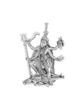 Sterling Silver (92.5% purity) Goddess Kali M...