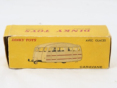 Dinky Toys N°811 Caravane Avec Glaces Version Toit Strié - 1/43 - Boîte D'origine