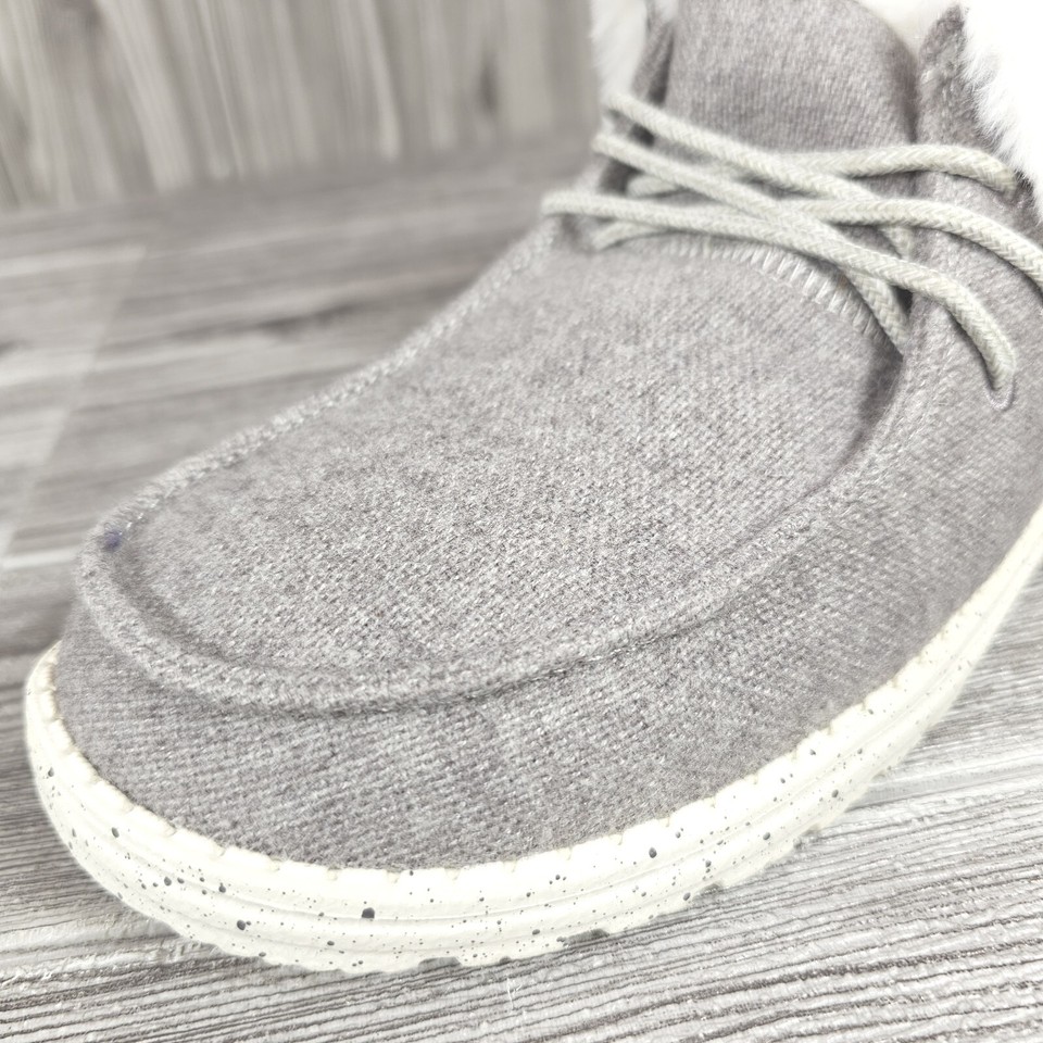 Hey Dude Shoes Womens Britt Charcoal Women's Size 11 eBay