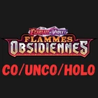 Carte pokémon Flammes Obsidiennes EV 3 Au choix ! Co/unco/holo