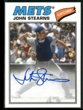 2020 Topps Archives #FFA-JS John Stearns Fan Favorites Autographs
