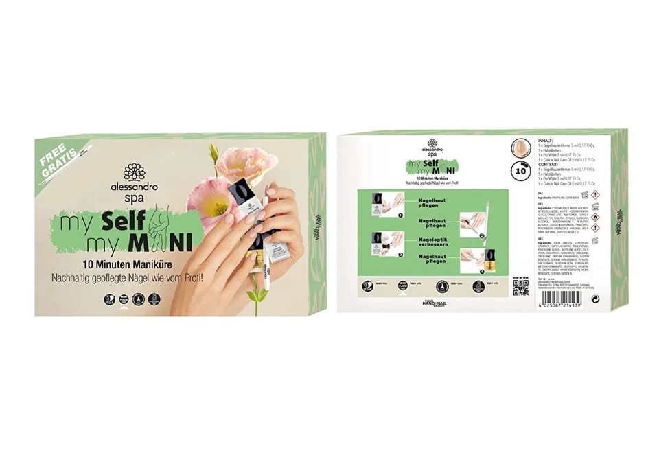 ALESSANDRO INTERNATIONAL Alessandro Spa My Self my Mani Set Maniküre Nagelpflege NEU OVP
