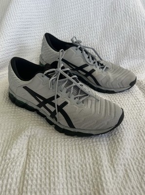 ASICS Gray/Black/Green Gel Quantum 360 5   Running Sneaker Men s  11.5