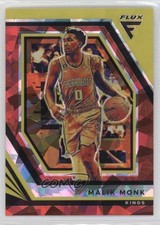 2022-23 Panini Flux Red Cracked Ice Prizm Malik Monk #114 0nr3